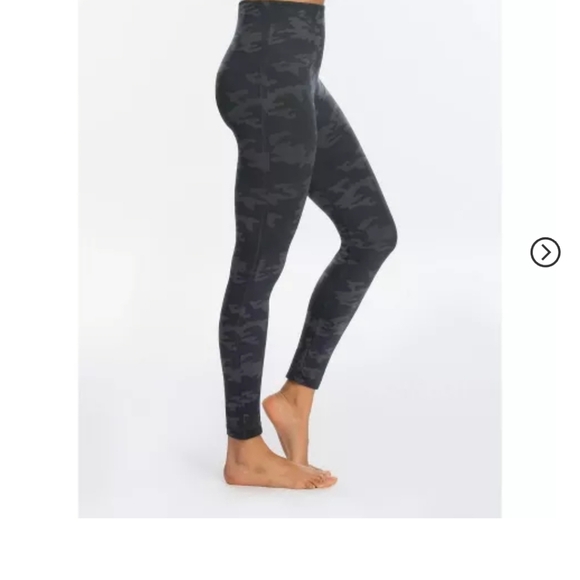 Spanx Look at Me Now Leggings in Black Camo size XL Brand New without tags - Picture 7 of 7